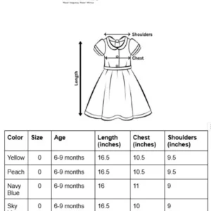 Mommy’s Favorite 4-Pack Size Chart